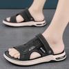 Fashion Mens Sandals 2025 Summer Anti Slip Dual Purpose Outer Wear Outdoor Sports Soft Soled Beach Slippers