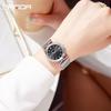 SANDA Women's Waterproof Compact Retro Green Quartz Watch - Fashionable, Simple, Ins Style