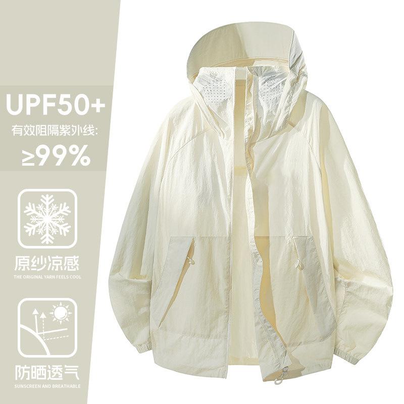 Ice silk sunscreen clothing women's 1011 new summer outdoor skin-friendly and breathable anti-ultraviolet light and thin sunscreen clothing jacket