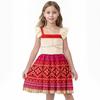 Moana Inspired Girls Fringed Beach Performance Dress