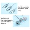 Bird Cage Food Skewer Stainless Fruit Stick Holder Bird Food Holder for Cage Foraging Macaw Parakeet Cockatiel Conure Finch
