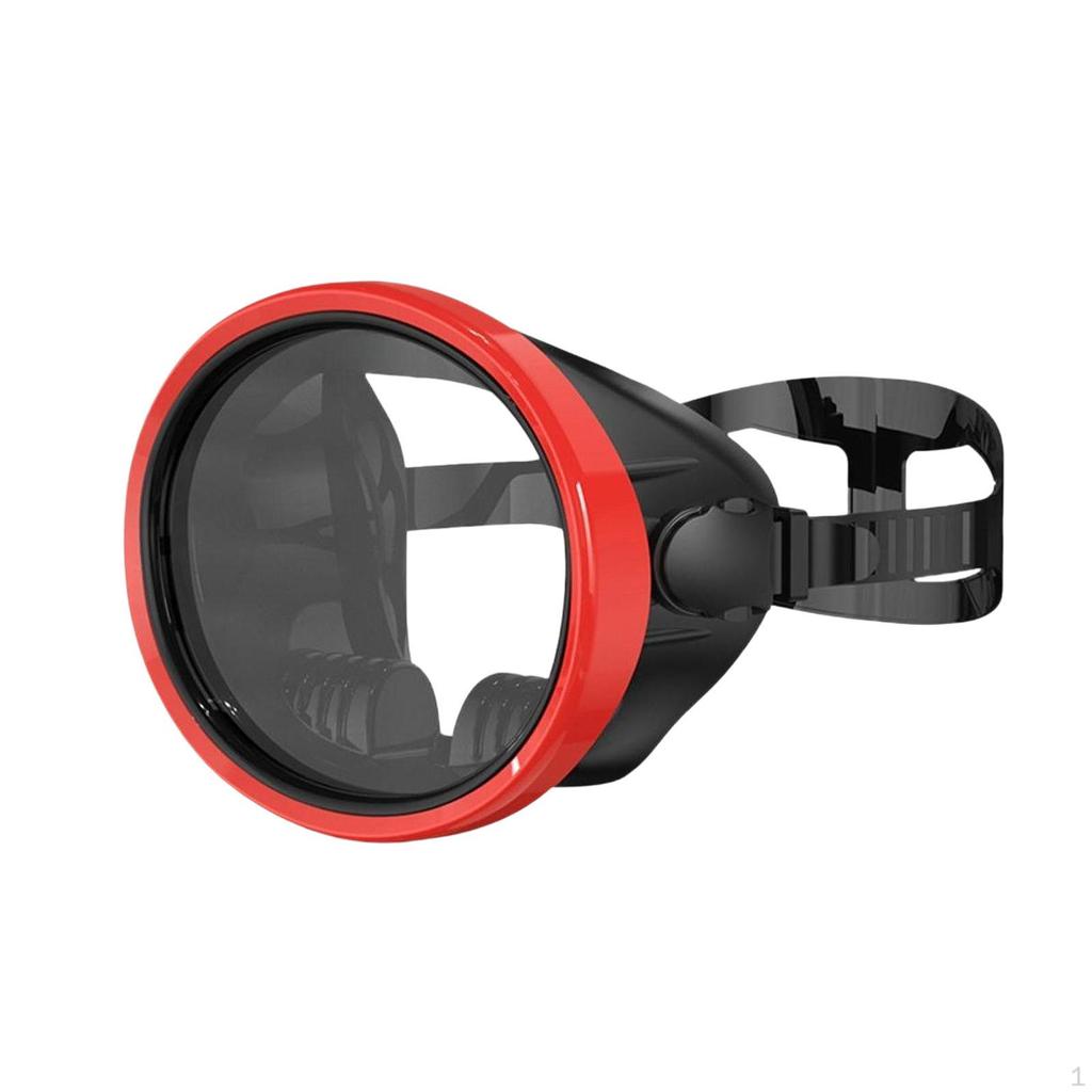 Compact Scuba Goggles for Freediving with Silicone And Glass