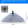 Sprayer Windproof Cover Windproof Spray Nozzle Agricultural Electric Electric Sprayer Nozzle Fan Shaped Design For Agricultural