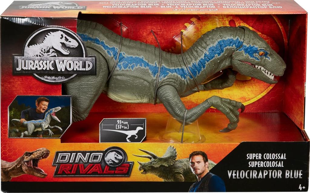 Mattel Jurassic World Super Blau GCT93 (JURASSISCHE WELT) Groß! [Gesamtlänge 96cm]