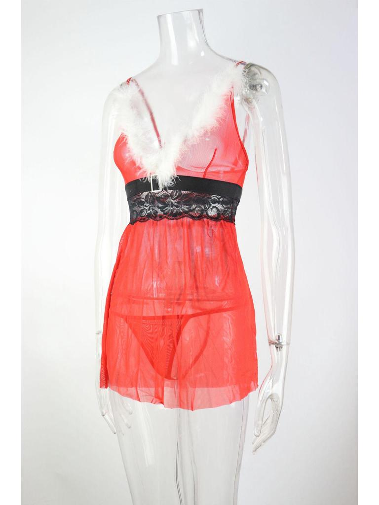 European & American Sexy Christmas Lingerie Costume Pajamas Cosplay
