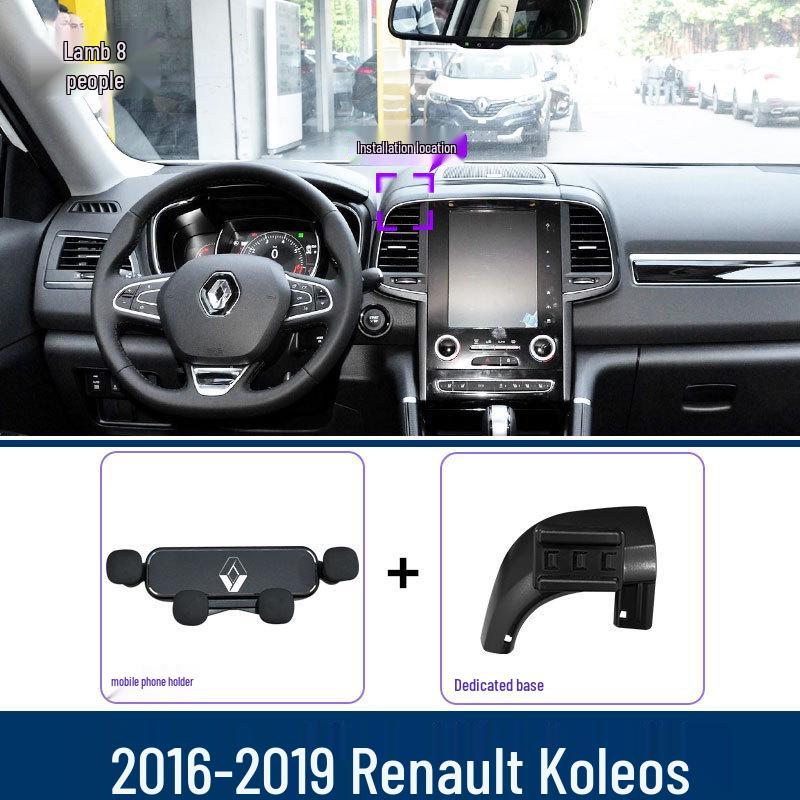 Držák na telefon do auta Renault Koleos Klipový držák