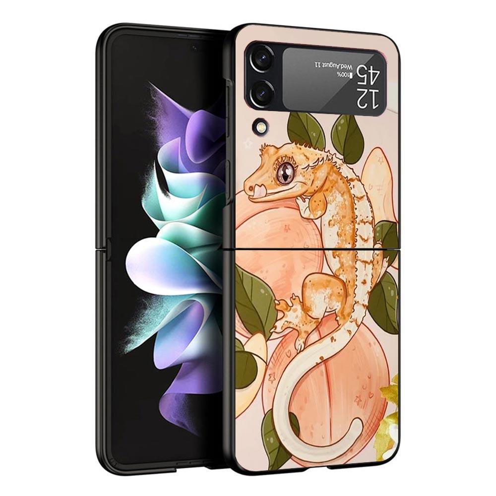 Lizards Geckos Case For Samsung Galaxy Z Flip 7 6 5 4 3 z Flip7 Flip6 Flip5 Flip4 5G Phone Cover Flip3 Folding Coque