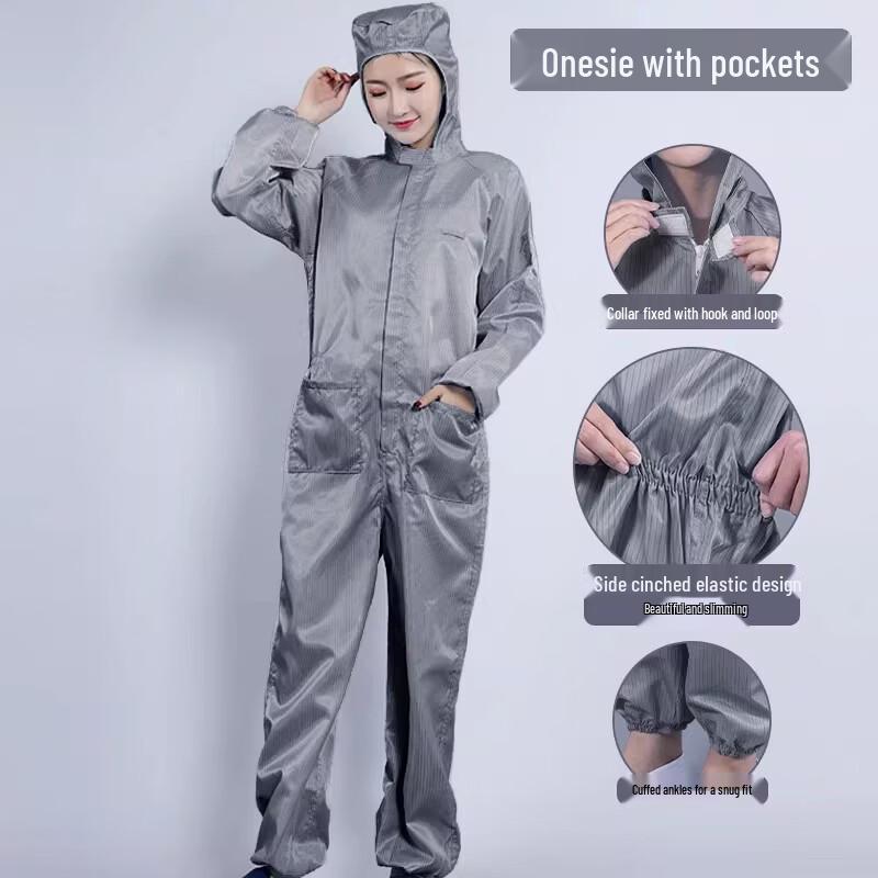 Miaojiayi Anti-static Hooded Jumpsuit