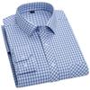 Men's 100% Cotton Plaid Long Sleeve Shirt - Casual Spring/Summer Style