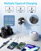 Decqle International Adapter Plug Outlet Converter with 3 2 Ports an Additional AC Simultaneous Worldwide Compatible with Countries Including the and
