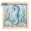 No Sew Quilt Art No-Sew Japanese Fabric Kit DIY Mosaic Kits for Adults Beginners Quilted Wall Collage Craft with Frame & Tools Kits Gifts