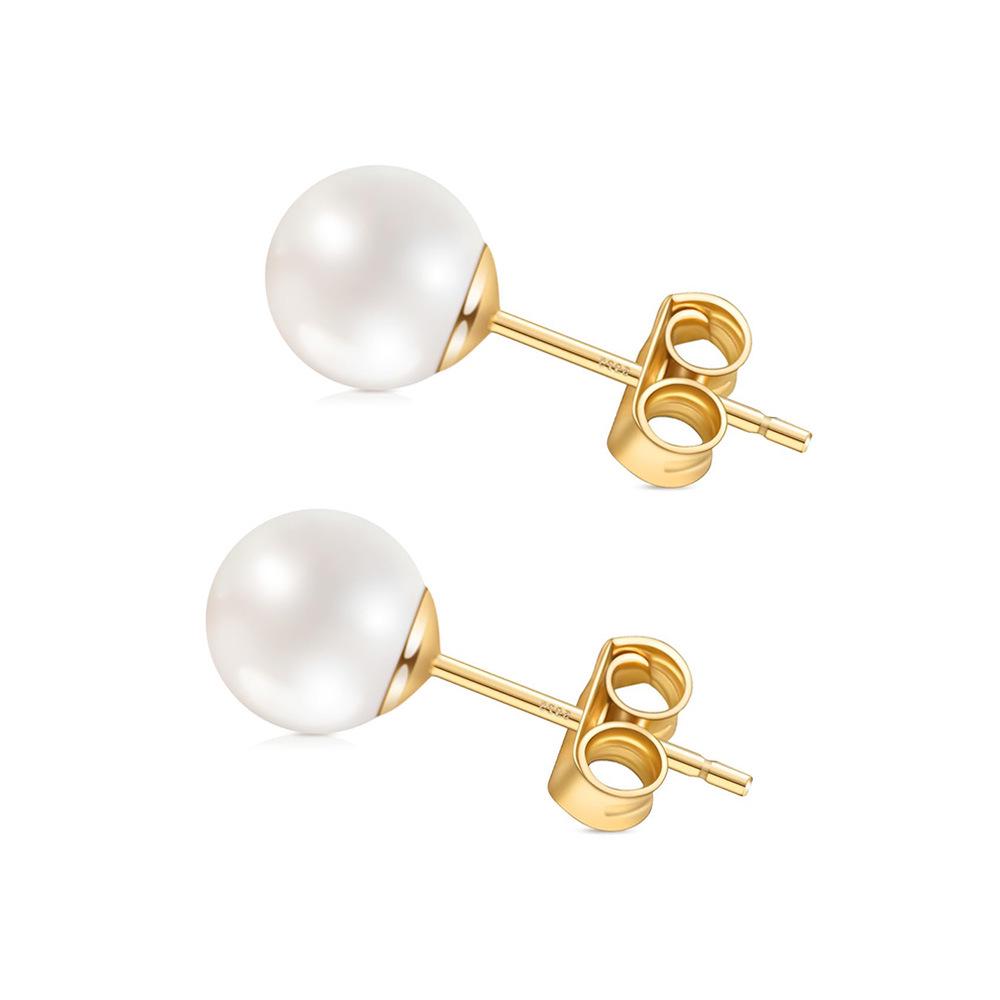 Elegant Faux Pearl Stud Earrings for Women - Classic, Versatile, and Stylish Bestseller for International E-commerce