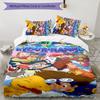 3pcs Digimon Cover Set - Personalized Name, HD Printed Bedding with 1 Cover and 2 Pillowcases - Perfect for Home Decor, Easy Care