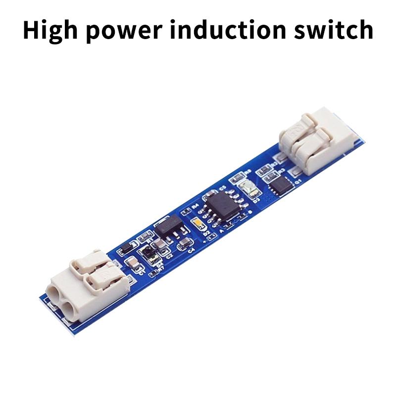High Sensitivity Capacitive Sensor LED Dimmer DC 12V/24V 4A Solder-free Induction Switch for Hotel Lighting