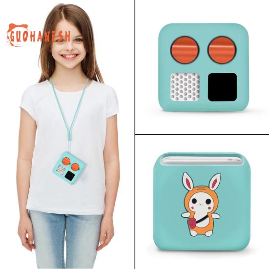 Husă de protecție pentru jucători, rezistentă la șocuri, husă din silicon pentru player audio pentru copii, cu șnur anti-pierdere pentru Yoto - accesoriu de protecție