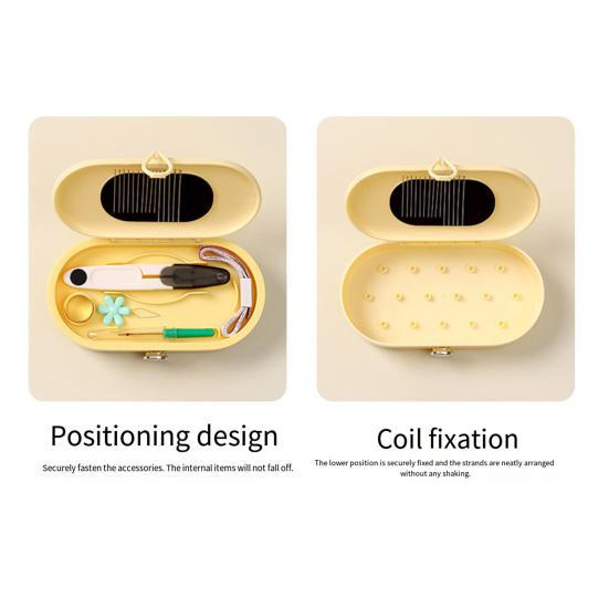 Sewing Box Magnetic Needle Organizer Thread Spool Threader Thimble Storage Case Sewing Kit Organizer for Embroidery Quilting Cross Stitch