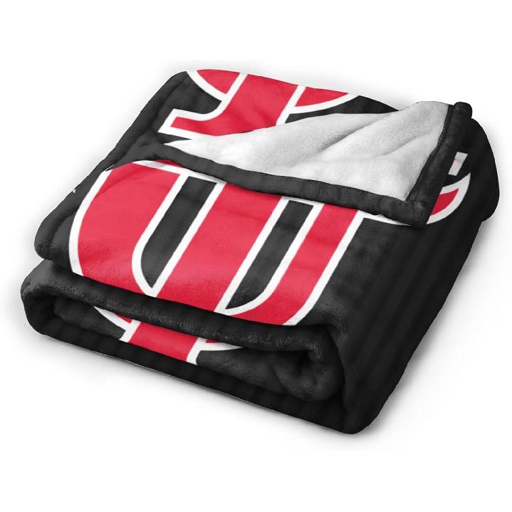 University of Tampa Fleece Blanket, Very Soft Microfiber Flannel Blanket for Couch Warm and Cozy for All Seasons