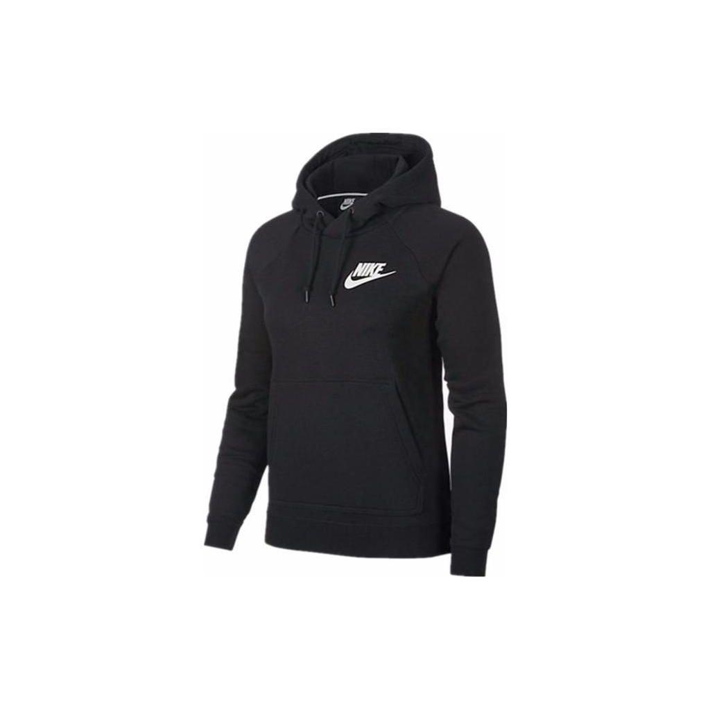 Nike Logo Letter Hoodie Women hoodies Black CW6419-010