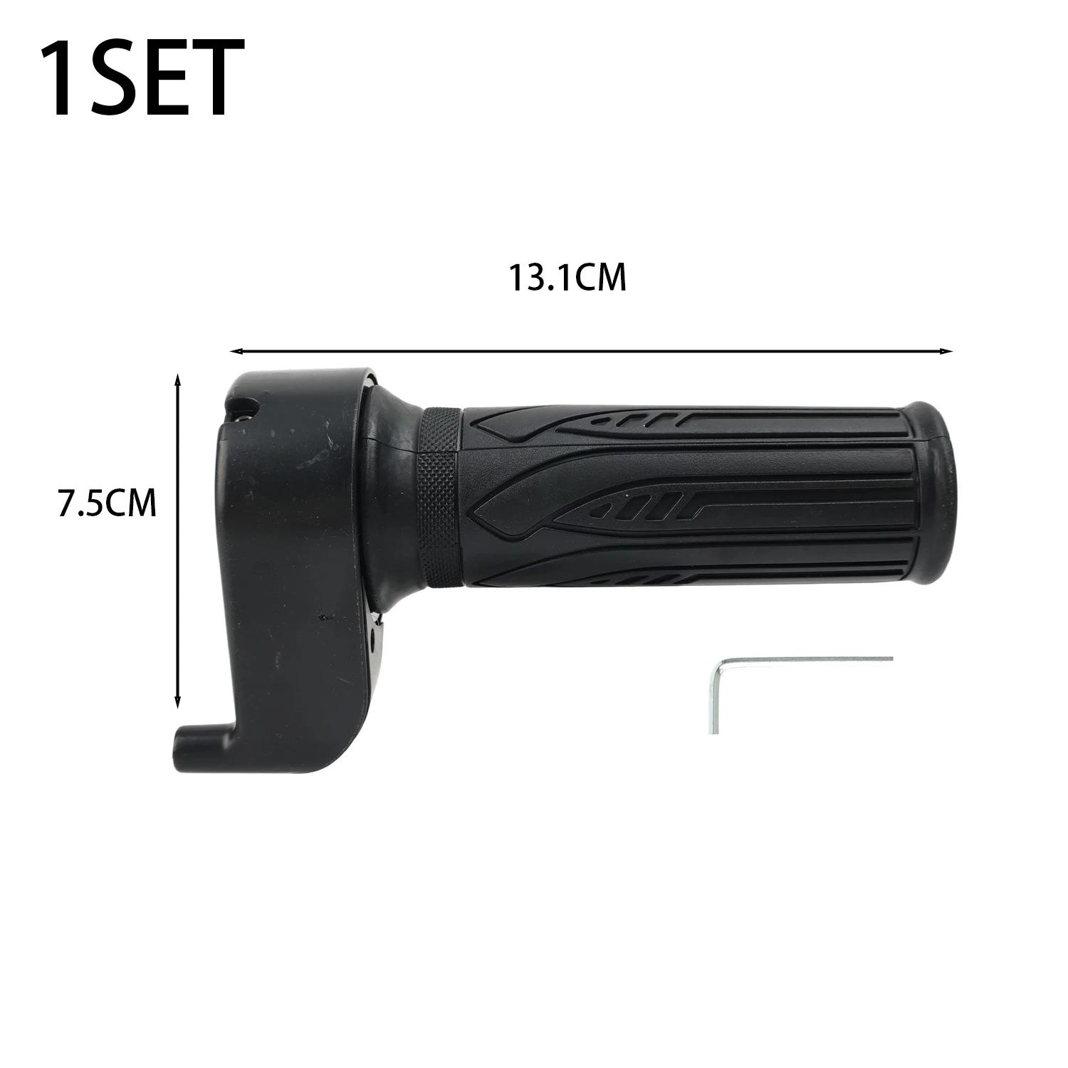 1Set Multi-Function Throttle Grip Switch/Speed Control Accelerator Handle Black Electric Vehicle Universal Round Handle Parts