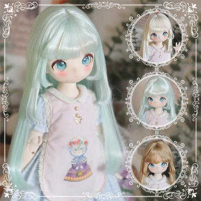 Wig Cute Baby Accessories Headgear Small Cloth Cotton Doll Qi Liu Haiwa with Fake Hair