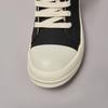 Brand Men Shoe Casual High Top Women Sneaker Quality Black Ankle Boot Designer Leather Zipper Metal Hole Luxury Laces Flat Shoe