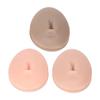 3pcs 3D Silicone Button Belly Model Display Belly Piercing Practice Model for Acupuncture Teaching