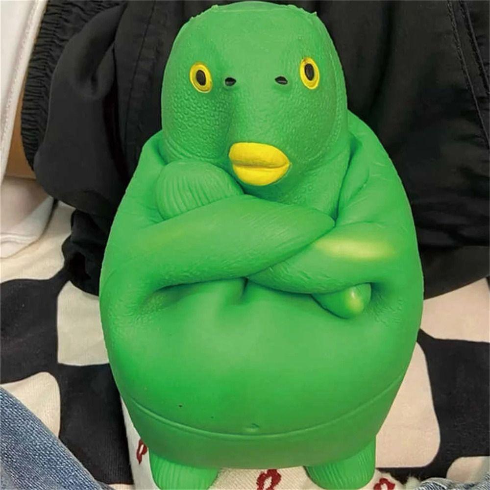 Animals Toys Spongy Fidget Toy Green Head Fish Squeeze Toy Fidget Green Fish Squeeze Green Fish