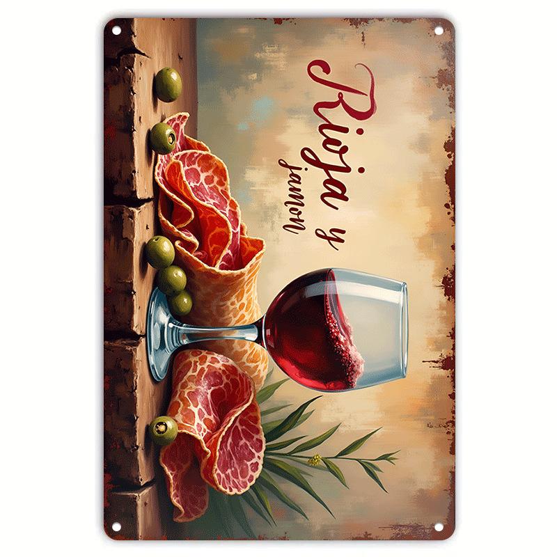 Fruit Juice Tin Sign Tiki Cocktails Coffee Whisky Tinplate Poster Classic Wall Plaque Signs Cafe Bar Billboard Art Decor Plates