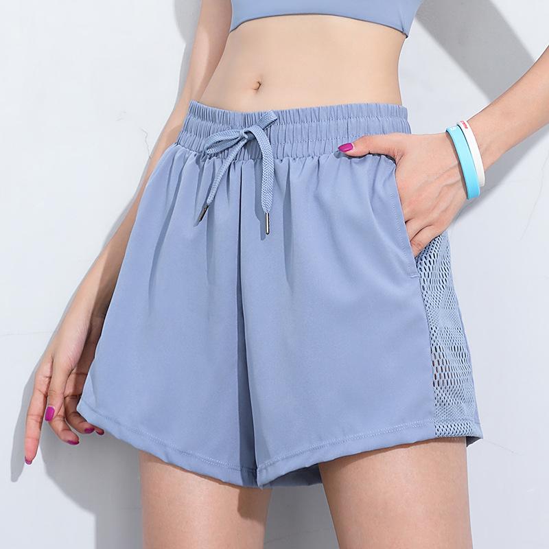 Women's Summer Sports Short Quick Dry Loose Anti Glare with Pocket Style Pants