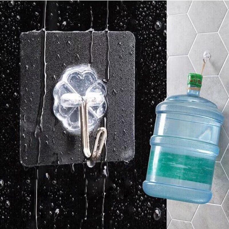 Transparent Adhesive Wall Hooks