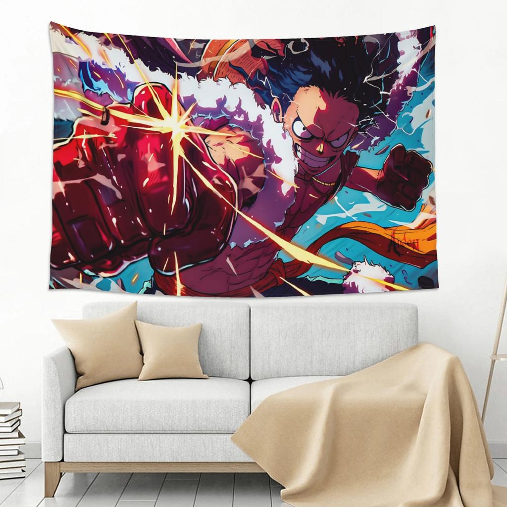 Cutecore Anime One Pieces Tapestry Bedroom Decoration Wall Hanging Blanket Tapestry Cool Stuff For Room