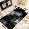 Black Planet illustration Mouse Pad XXL Large Office Game Table Mats Rubber Non-Slip Keyboard Mausepad HD Computer Long Desk Mat
