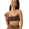 European & American Fashion Strappy Sports Bra - Skin-friendly, Yoga-Ready, with Nude Feel & Stylish Open Back Design