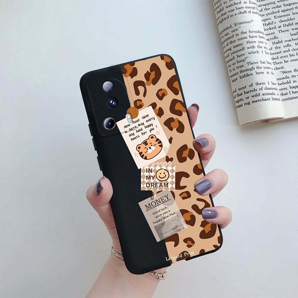 For Xiaomi 13 Lite 5G Case 2023 Luxury Black Dragon Painted Silicone Phone Cover for Xiaomi Mi 13 Lite 6.55'' Coque Capas 13Lite