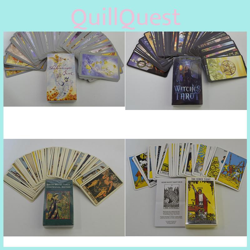 Exquisites Englisches Tarot-Hexen-Deck Mit 78 Karten Für Mystische Lesungen