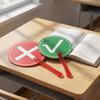 5Pcs Dual Sided Travel Transition Judgement Board Right or Wrong True/False Classroom Voting Boards Lightweight Portable