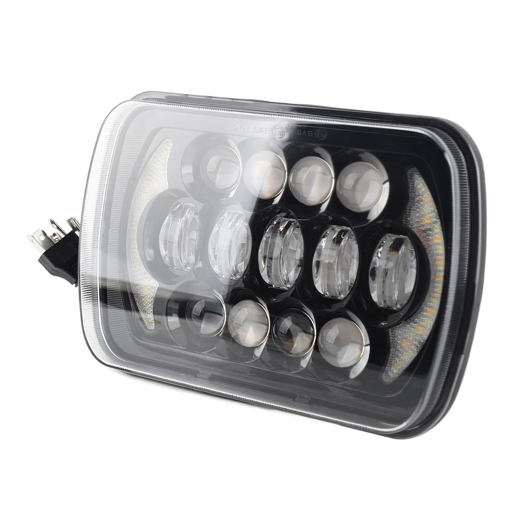 7inch LED Headlight 7x6 5x7 Inch   LED Headlamp with HighCelsiusLow Beam DRL Turn Signal 200W Bright