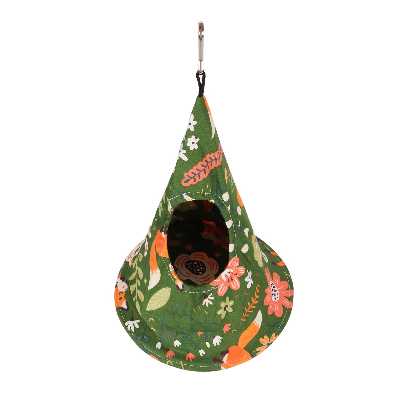 

Палатка для птиц Мягкая Дышащая Стираемая Хлопковая Спальная Кровать Подвесной Птичий Гамак Гнездо для Попугая Волнистого Попугайчика Зеленый 25x35см 25x35cm / 9.8x13.8in