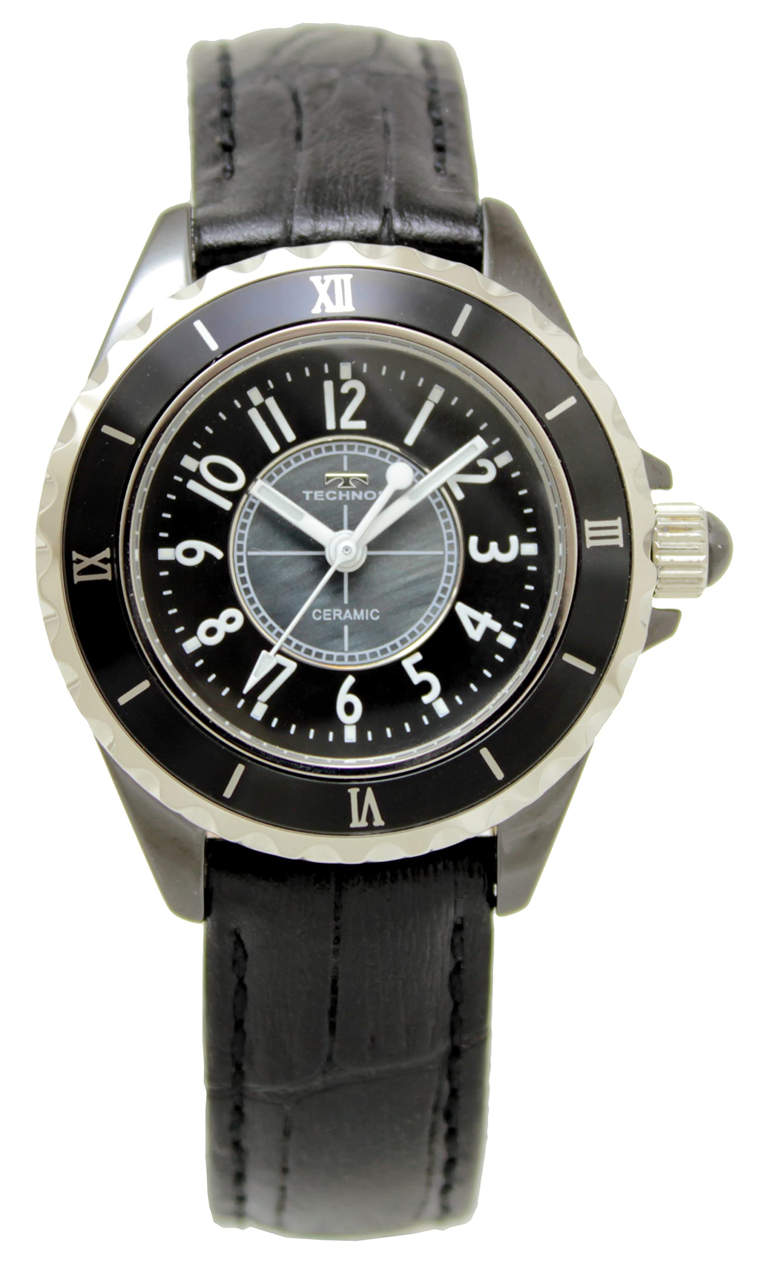 

[Technos] Ceramic Watch T9925TB Women s Black
