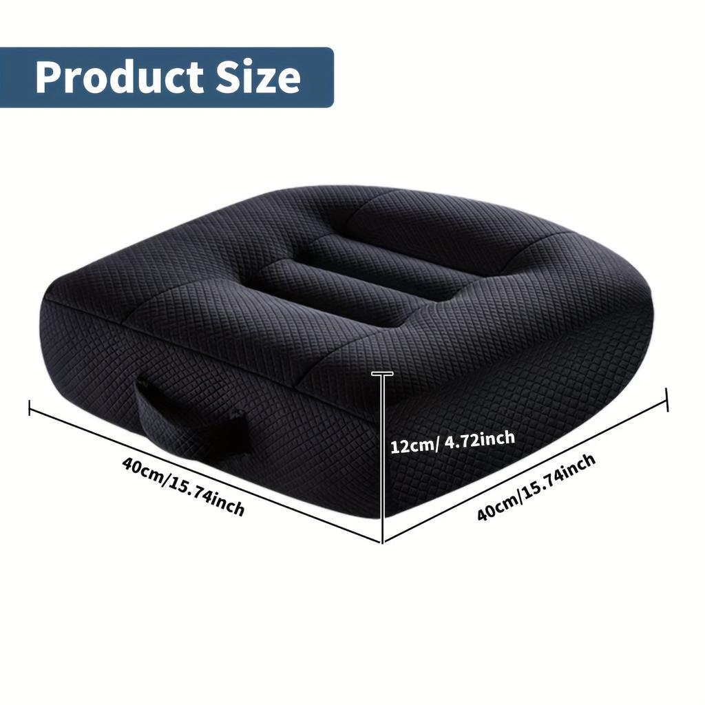 Car Booster Seat Cushion Raise The Height for Short People Driving Hip (Tailbone) and Lower Fatigue Relief Suitable