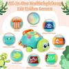 Baby crawling toy, turtle crawling toy with light and music, educational toy for babies, crawling and singing musical baby toy