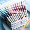 5-50PCS Straight Liquid Color Pen Set, Fine Tip Gel Pens for Drawing Pens for Writing Pen Office Kawaii School Supplies Cute Pen