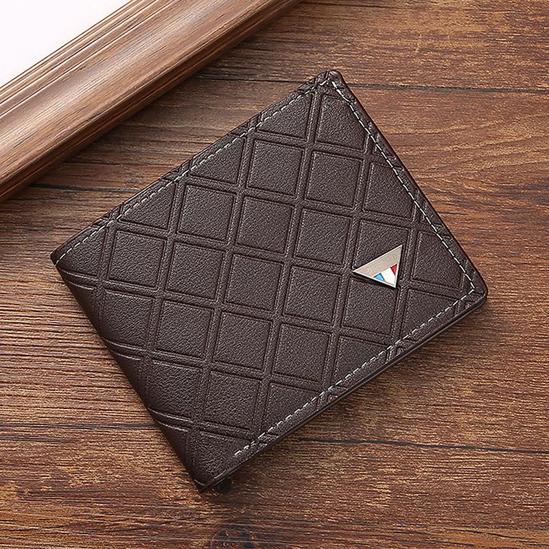 Business Men'S Wallets Pu Leather Soft Multifunctional Coin Pocket Id Credit Cards Holder Male Money Coin Photos Short Purses