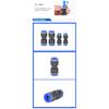 60PCS Boxed Set Air Straight Pneumatic Fittings PU Series Water Pipes Quick Release Connector Plastic Hose Couplings PU 4 6 8mm