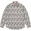 Paisley Flannel Shirt White