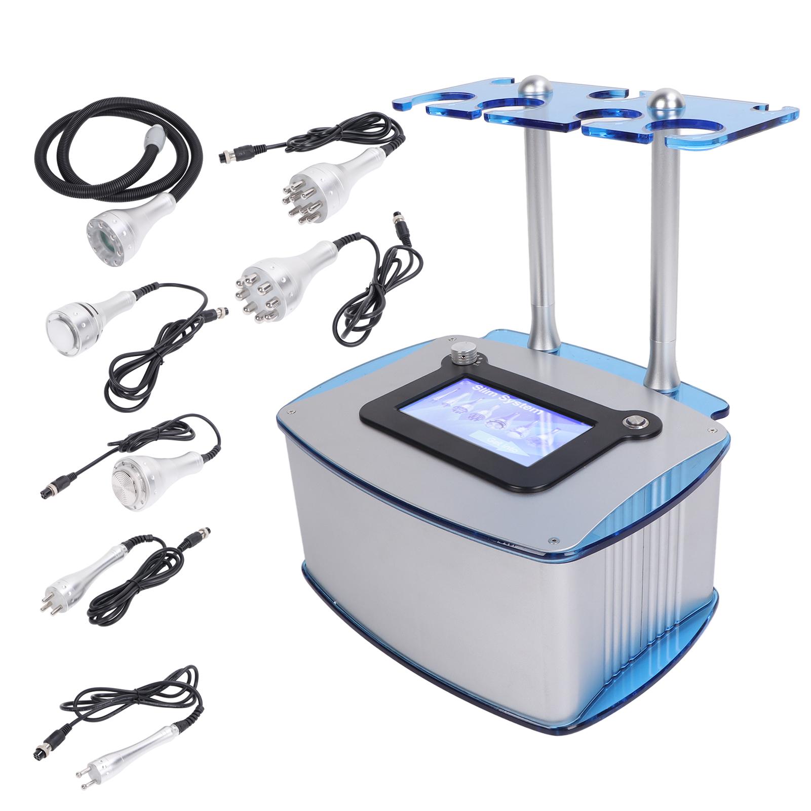 

7 в 1 40 кГц аппарат для похудения тела салон красоты RF лифтинг кожи укрепляющий массаж для коррекции фигуры US Plug