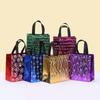 12/30pcs StoBag Shiny Non Woven Tote Bags Reusable Water Resistant Gift Bags for Return Gifts Boutique Retail Events