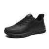 New Leather Sneakers Casual Shoes Teen Black Running Shoes