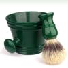 2Pieces Shaving Brush Kit Plastic Shaving Soap Bowl Shaving Lather Bowl with Shaving Brush,Create Rich Shaving Cream