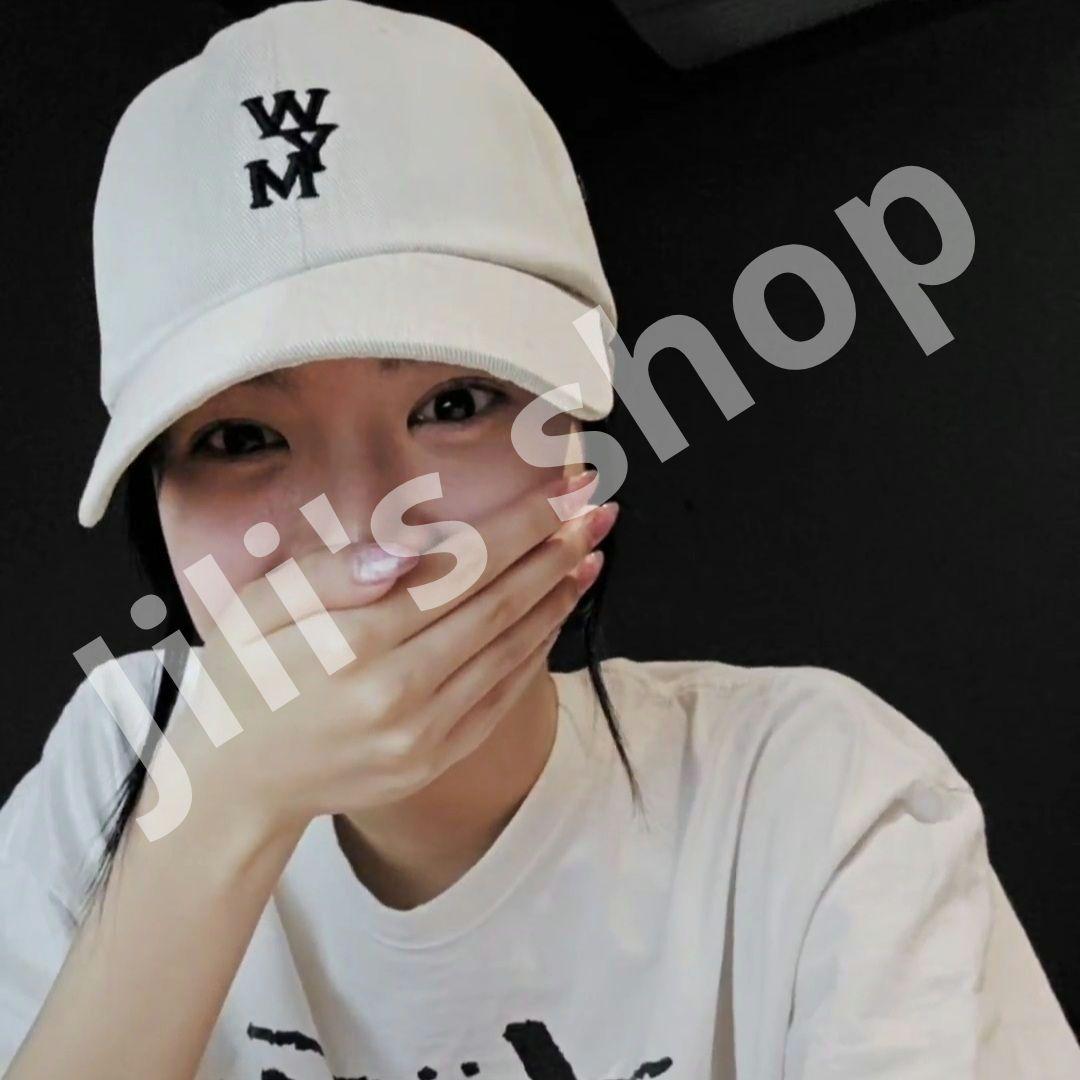 

[USED] WOOYOUNGMI PARIS Logo Ball Cap, Ivory, White